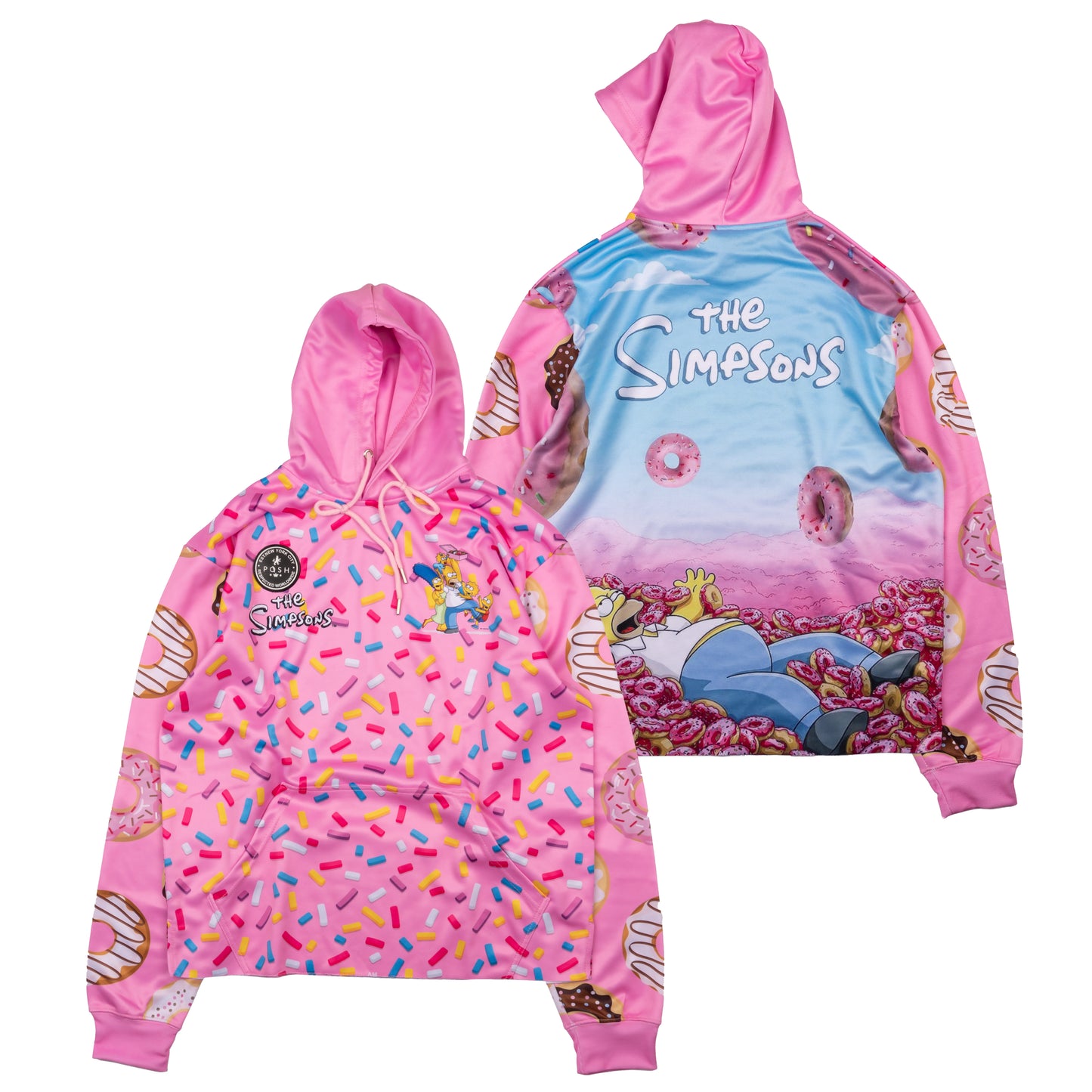 Posh Donuts Pink Hoodie