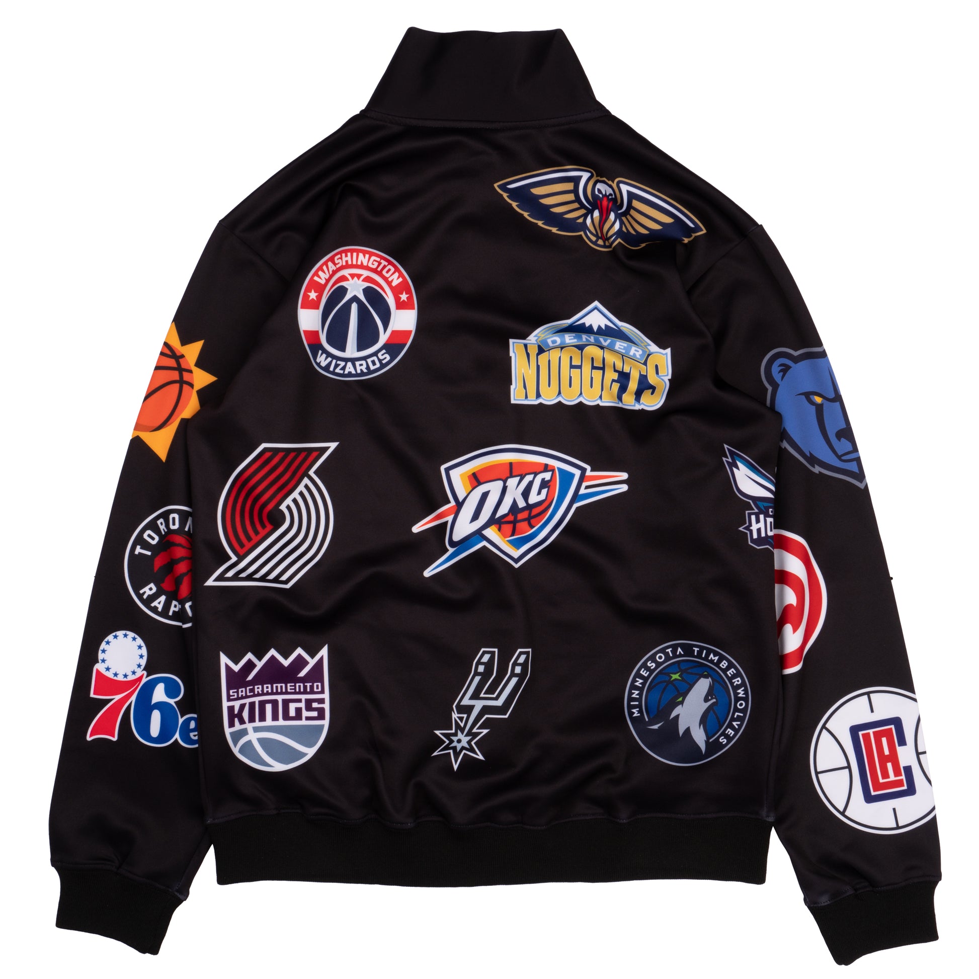 Posh All-Star Attire Black Tracksuit with Logos