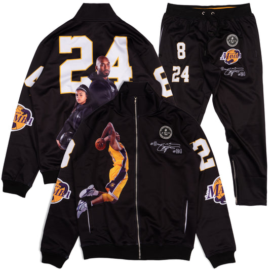 Posh Black Mamba Tracksuit with Logos