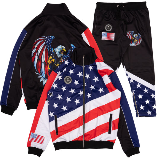 Posh Stars and Stripes Tracksuit