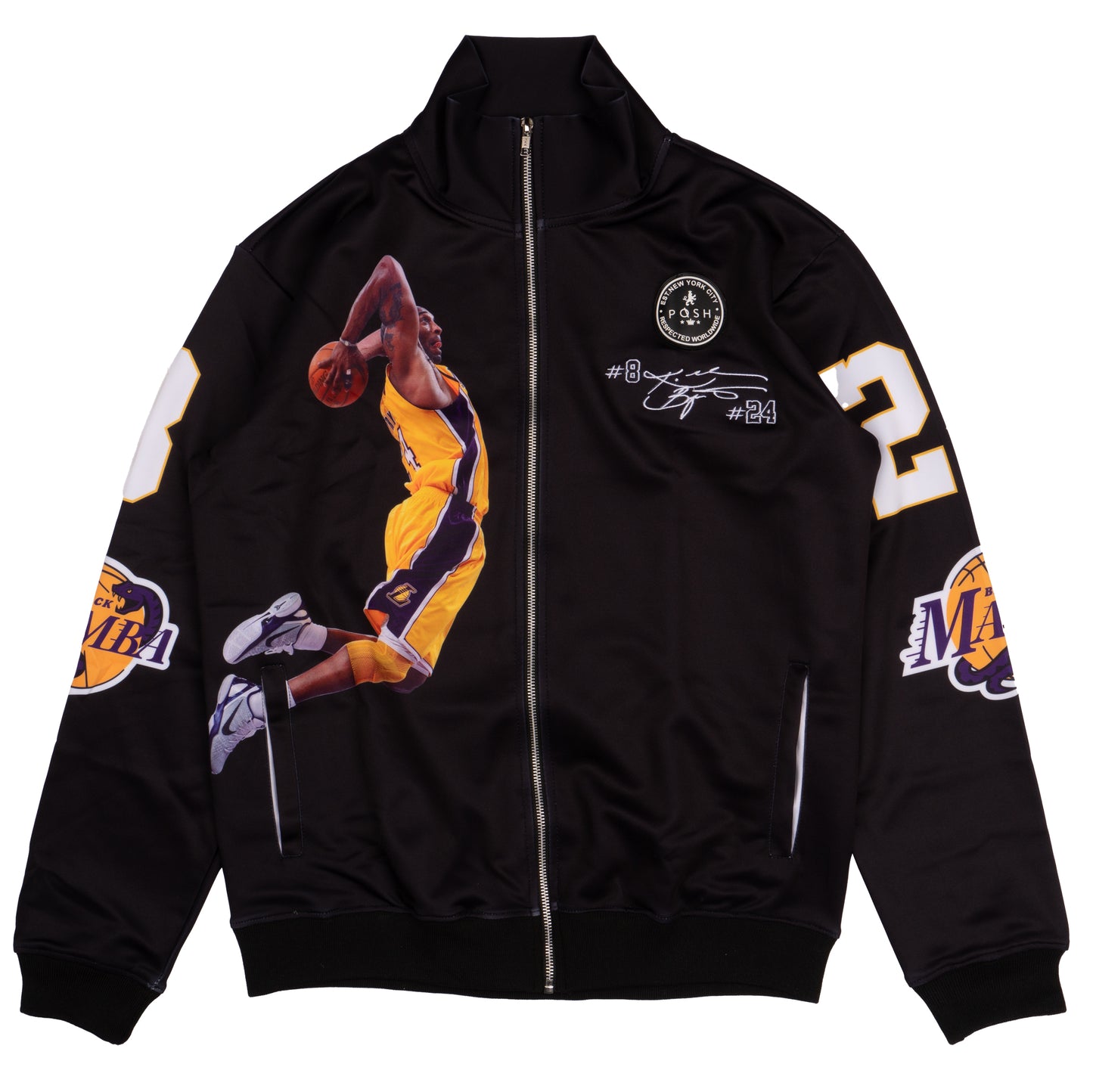 Posh Black Mamba Tracksuit with Logos