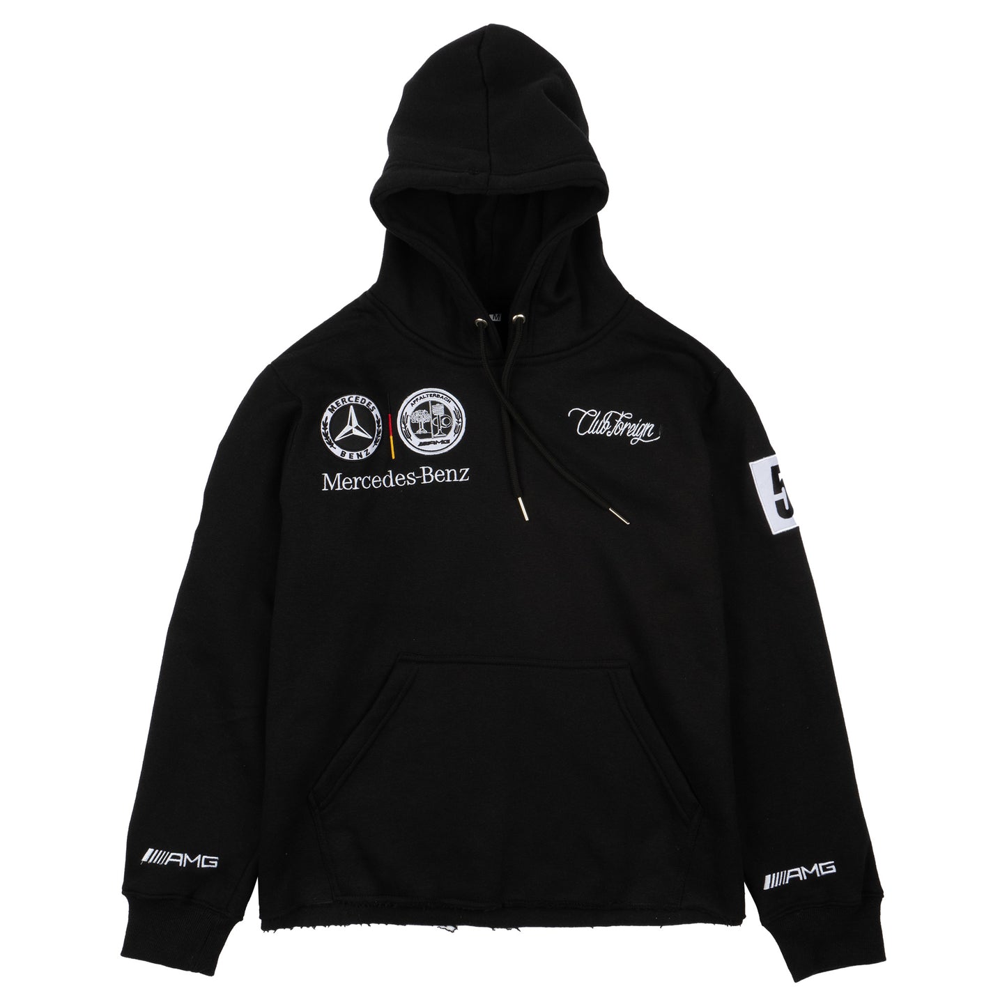 ClubForeign "Club M" Sweatsuit Black Raw cut