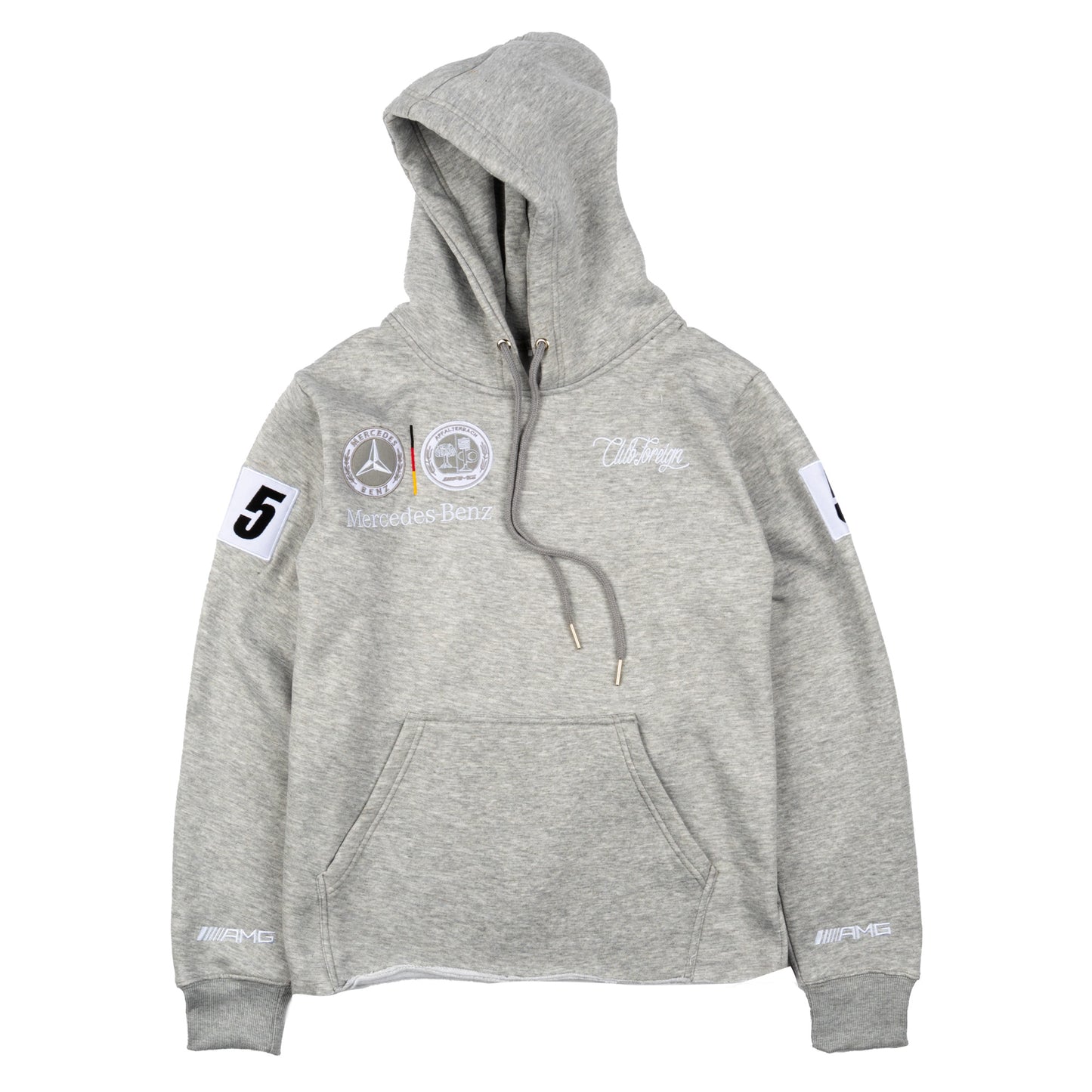 ClubForeign "Club M" Sweatsuit Grey Raw cut