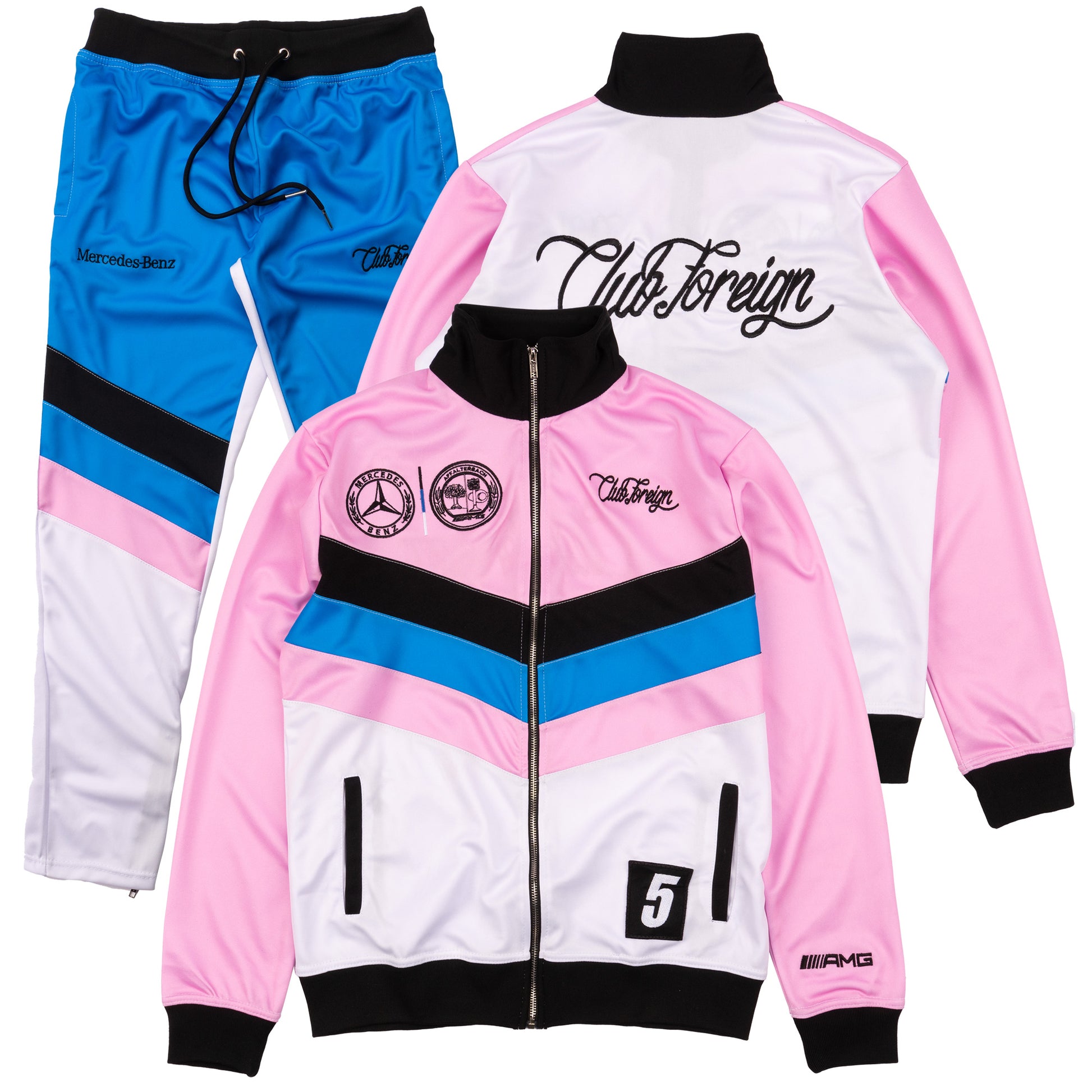 ClubForeign "M" Club Tracksuit Pink