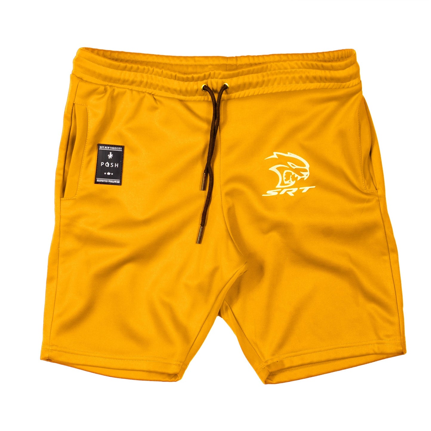 Dodge Hellcat SRT Shorts Set Yellow / Black - Licensed