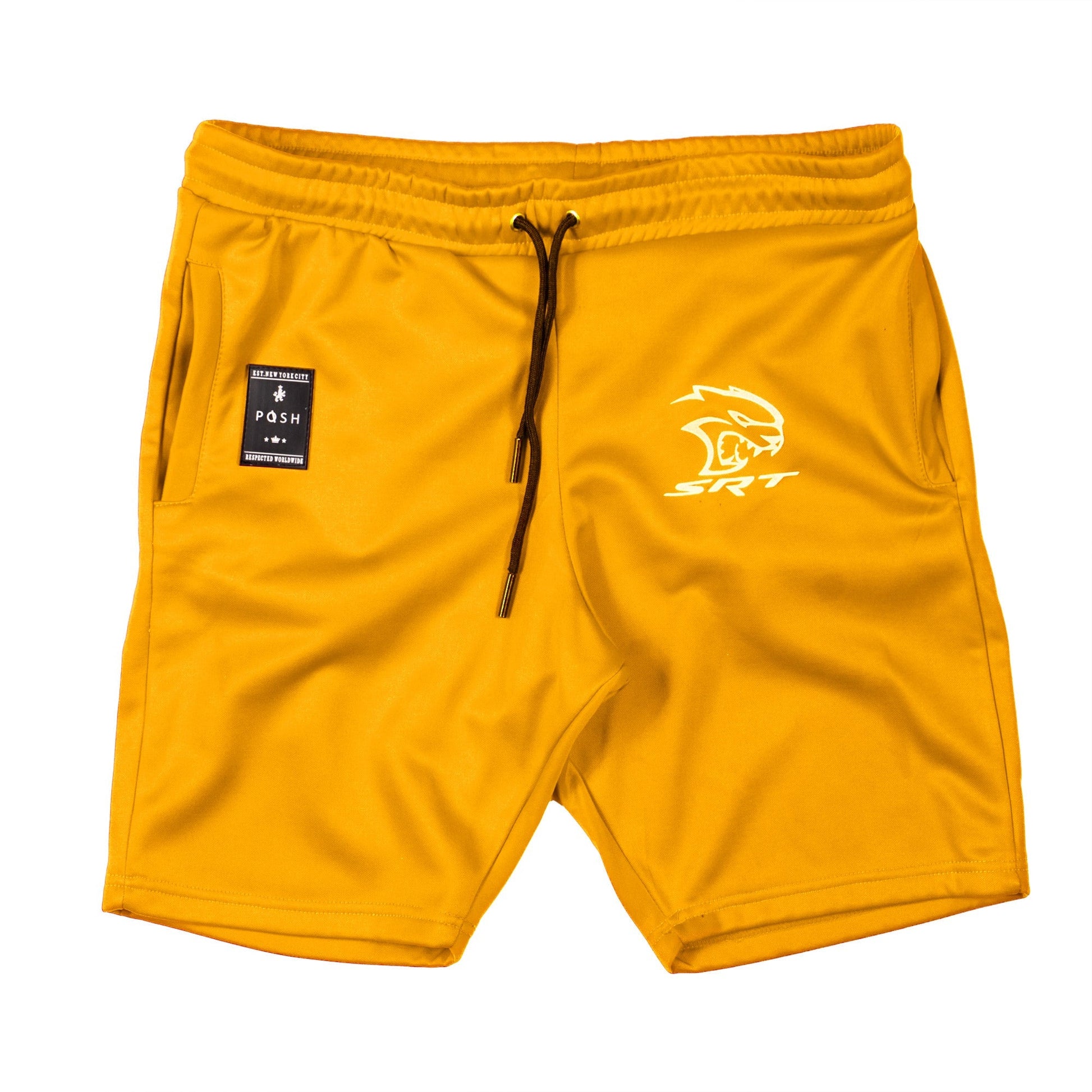 Dodge Hellcat SRT Shorts Set Yellow / Black - Licensed