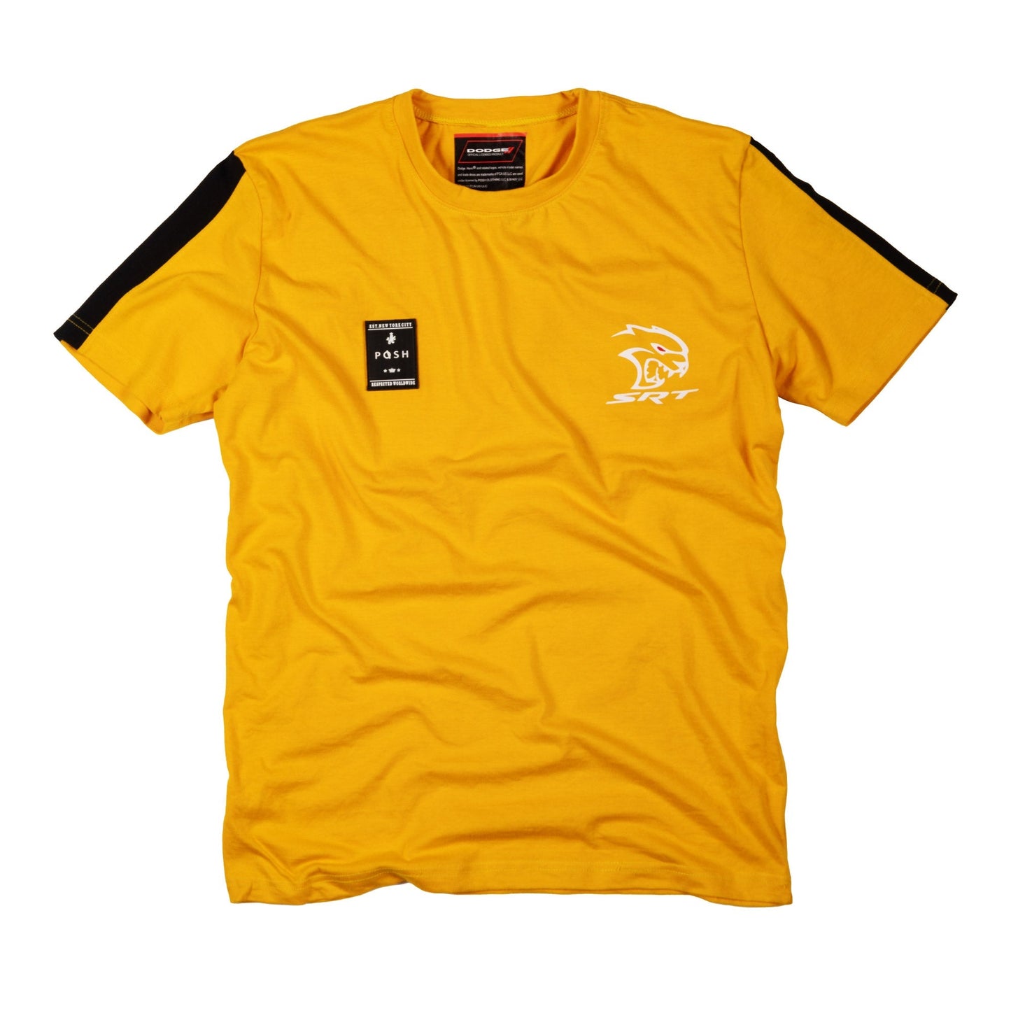Dodge Hellcat SRT Shorts Set Yellow / Black - LicensedDodge Hellcat SRT Shorts Set Yellow / Black - Licensed