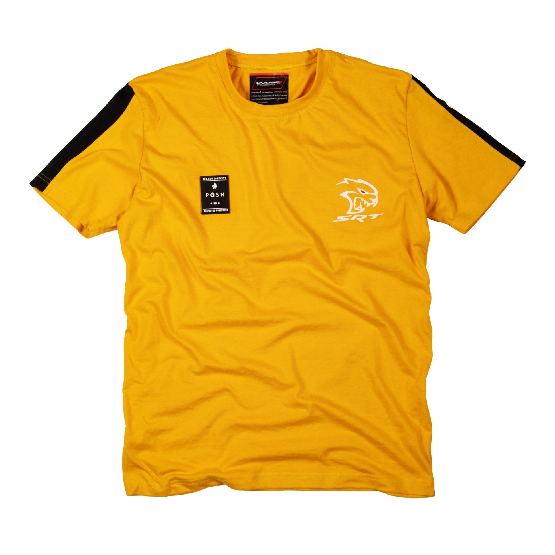 Dodge Hellcat SRT Shorts Set Yellow / Black - LicensedDodge Hellcat SRT Shorts Set Yellow / Black - Licensed