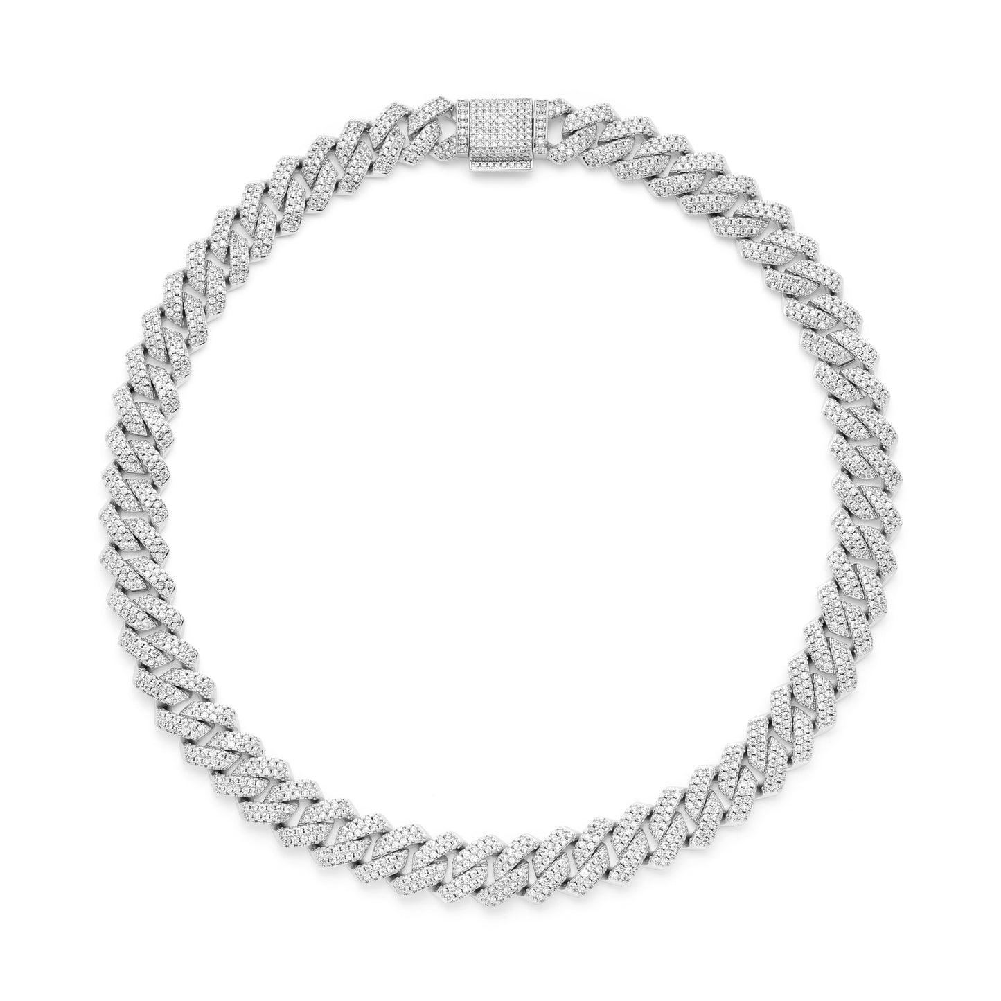 14K Gold Plated Iced Out Cuban Link Chain