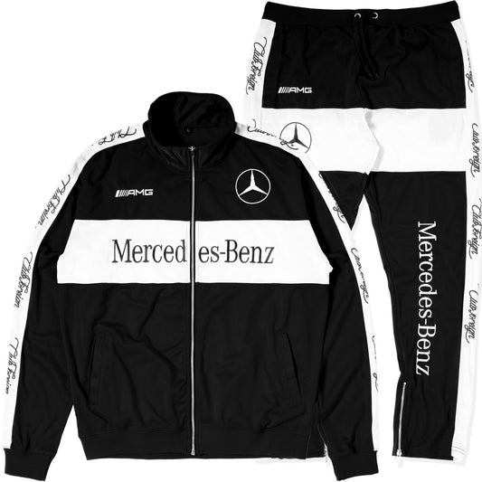 ClubForeign Tracksuit For Men Jacket and Pants "Merc" Black