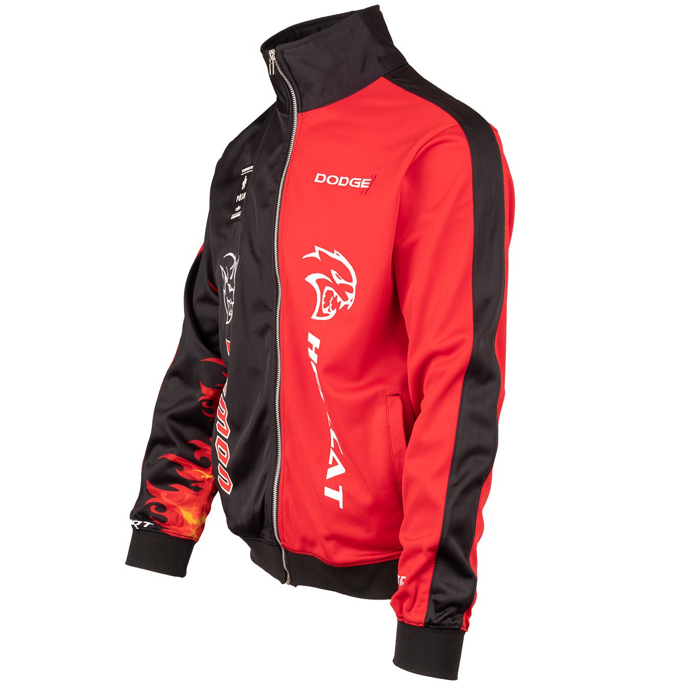 Dodge Demon vs Hellcat Tracksuit Jacket Side View