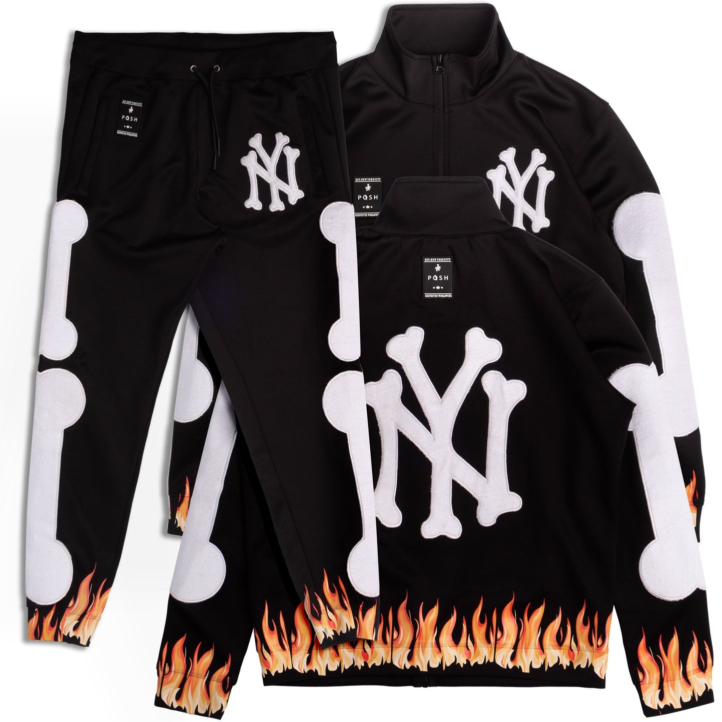 Posh Zooyork On Fire Track Suit