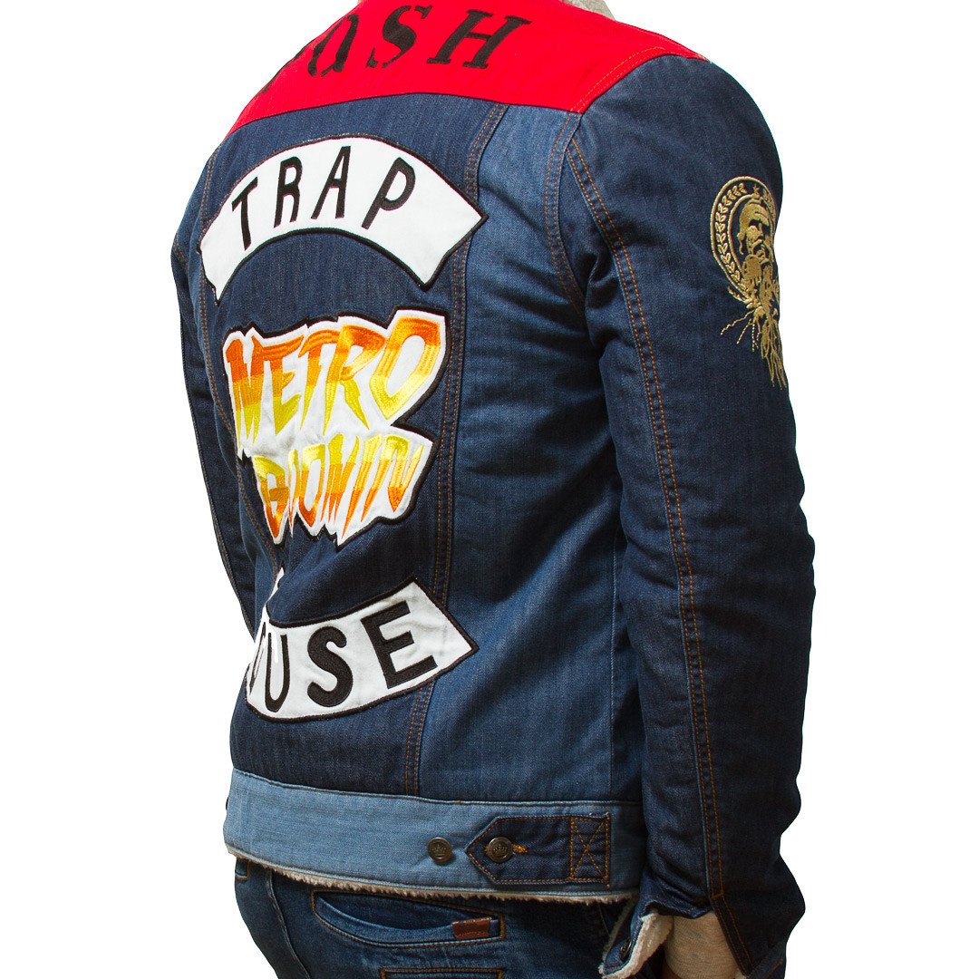 Posh Denim Jacket "Metro Boomin" Sherpa Lined - Trends Society