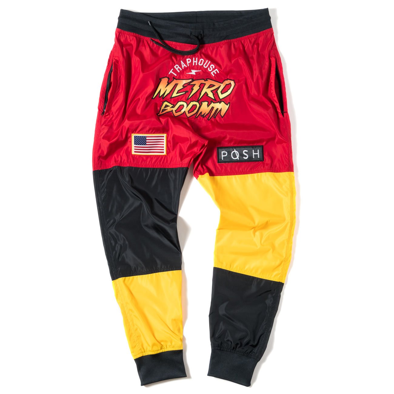 Metro Boomin Three Tone Windbreaker Set Slim Fit by Posh - Trends Society