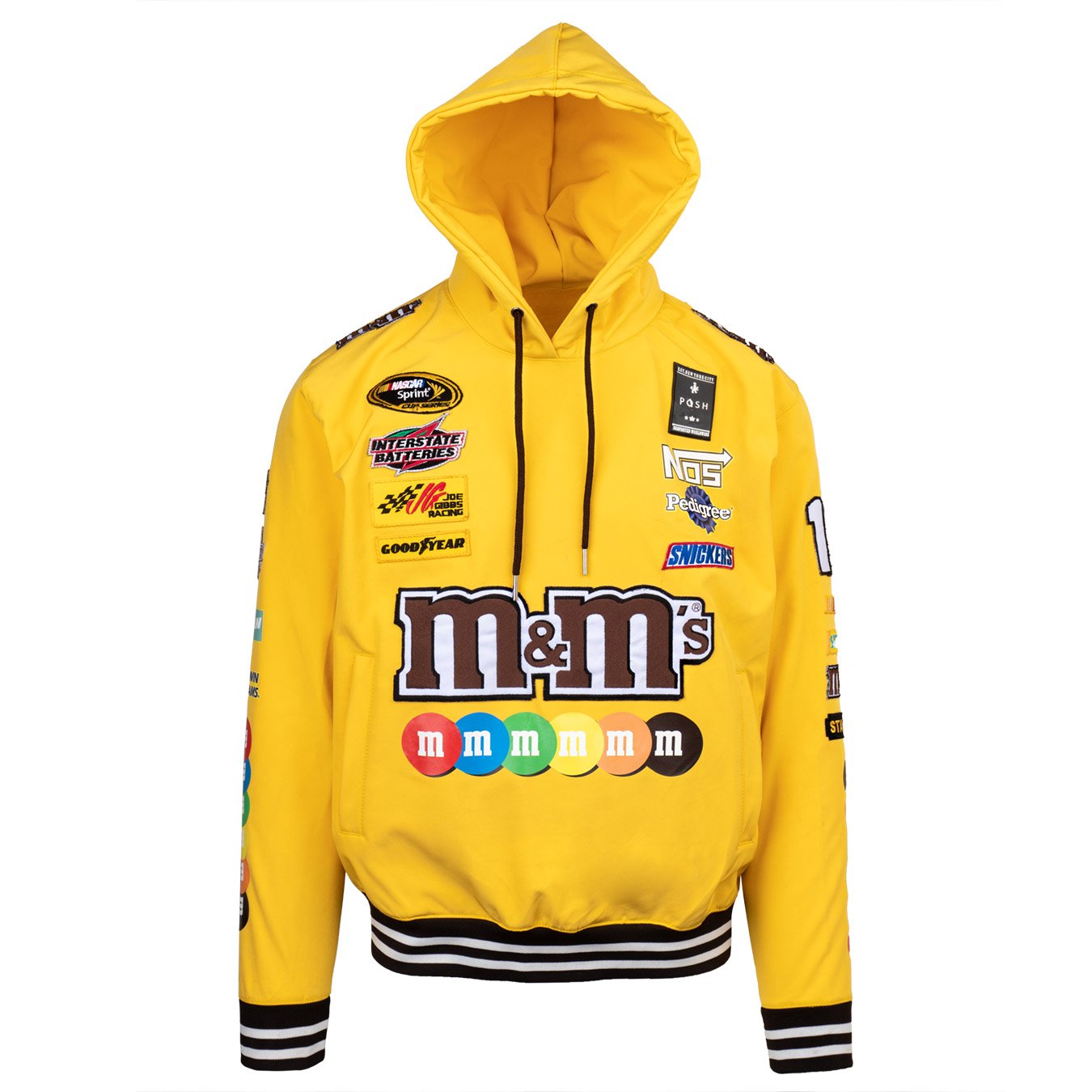 Posh MnM’s Windbreaker Hoodie Jacket Yellow