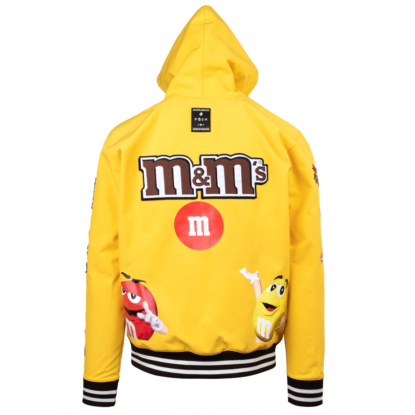 Posh MnM’s Windbreaker Hoodie Jacket Yellow