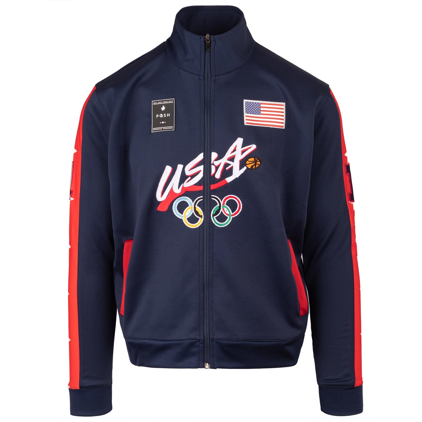 Posh Blue Tracksuit Jacket Front