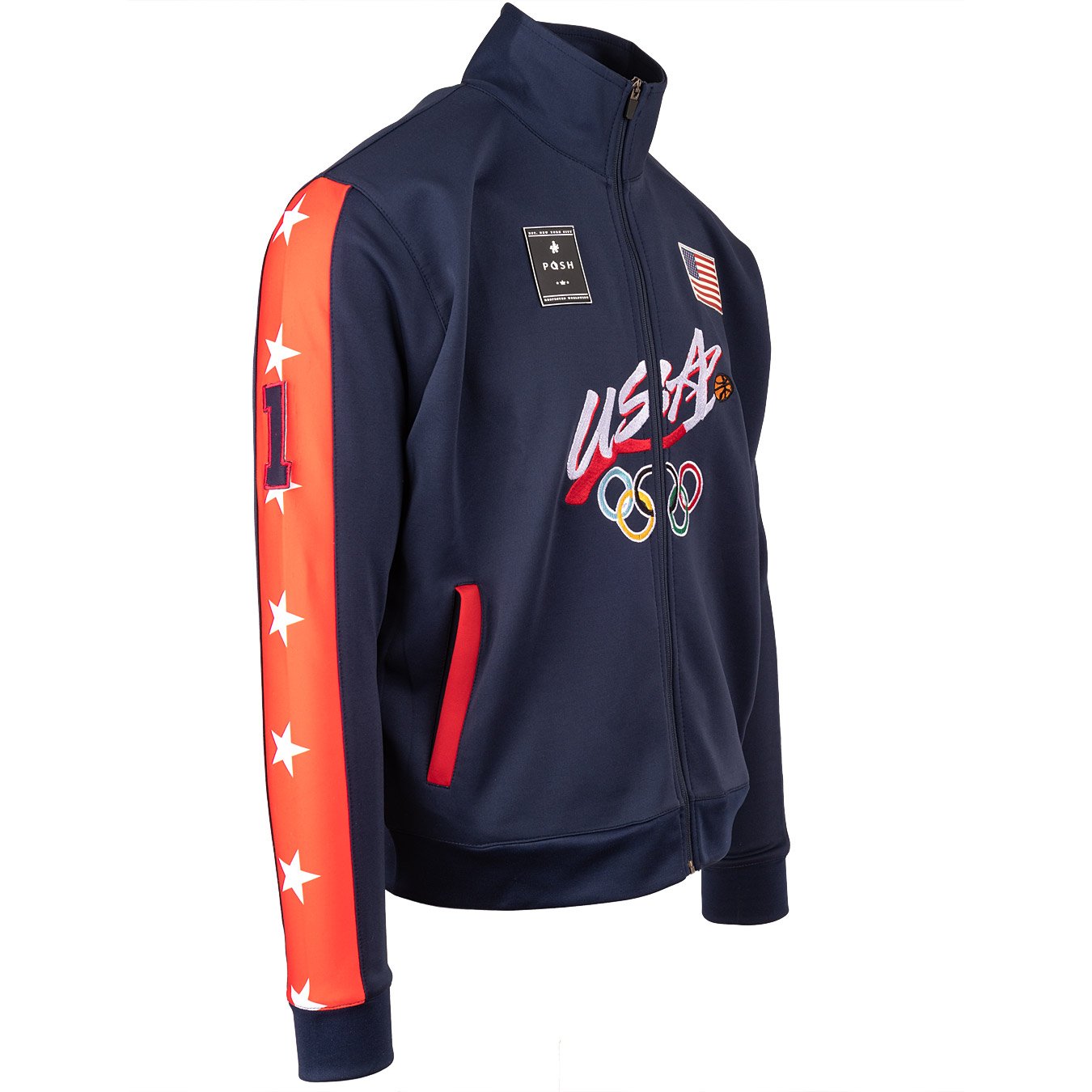 Posh Blue Tracksuit Jacket Front