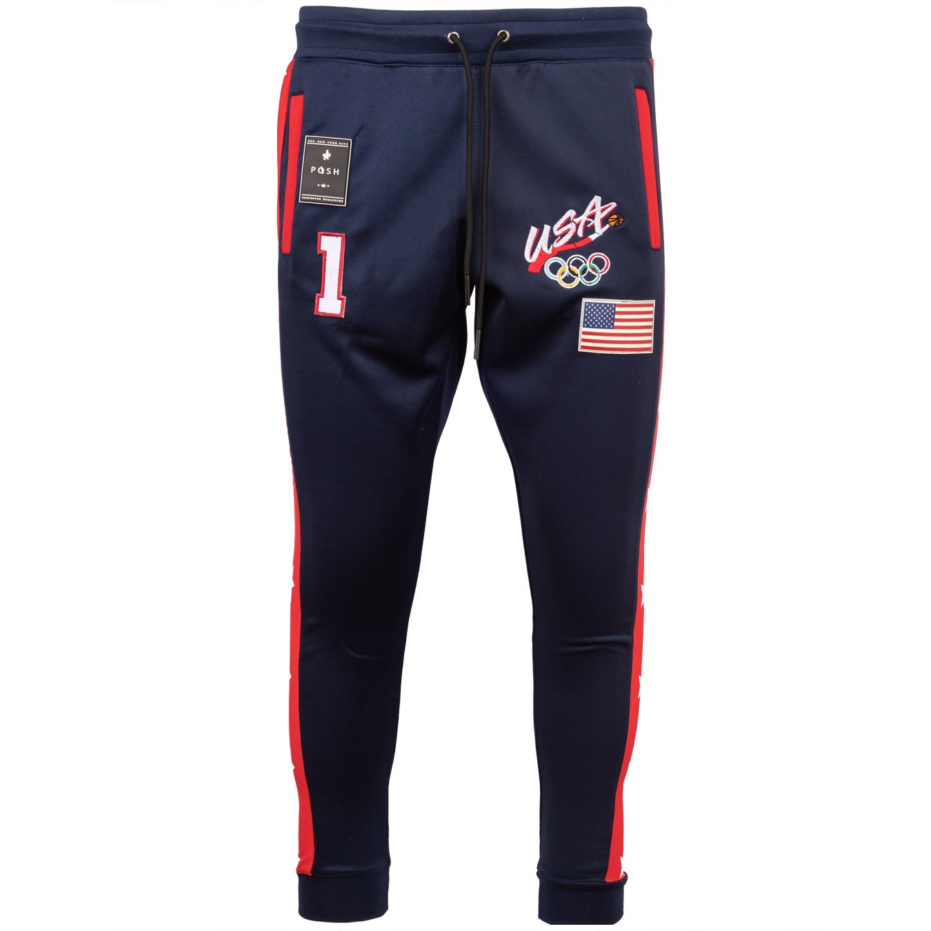 Posh Blue Tracksuit Pants Front