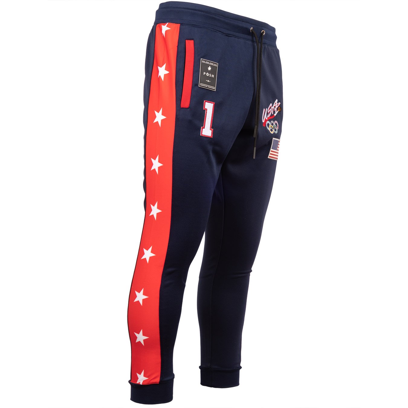 Posh Blue Tracksuit Pants Side