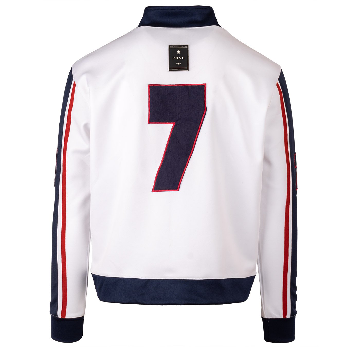 Posh White Tracksuit Jacket Back