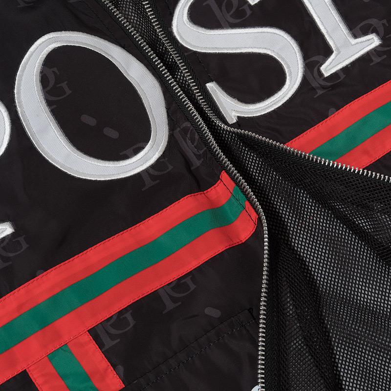 Posh PG Windbreaker Full Zip Jacket Black - Trends Society