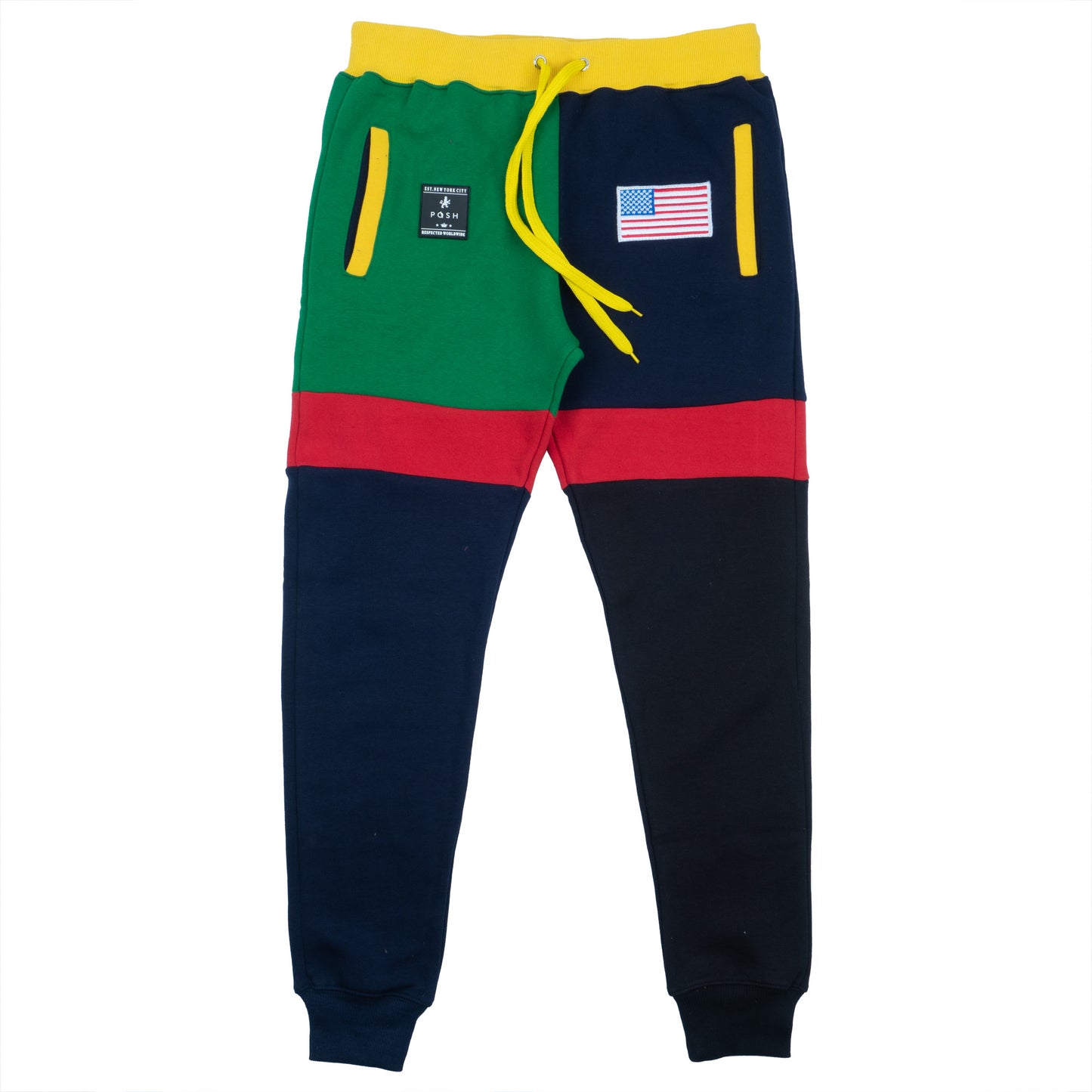 Posh Sport Sweatsuit Multicolor, Yellow Hood