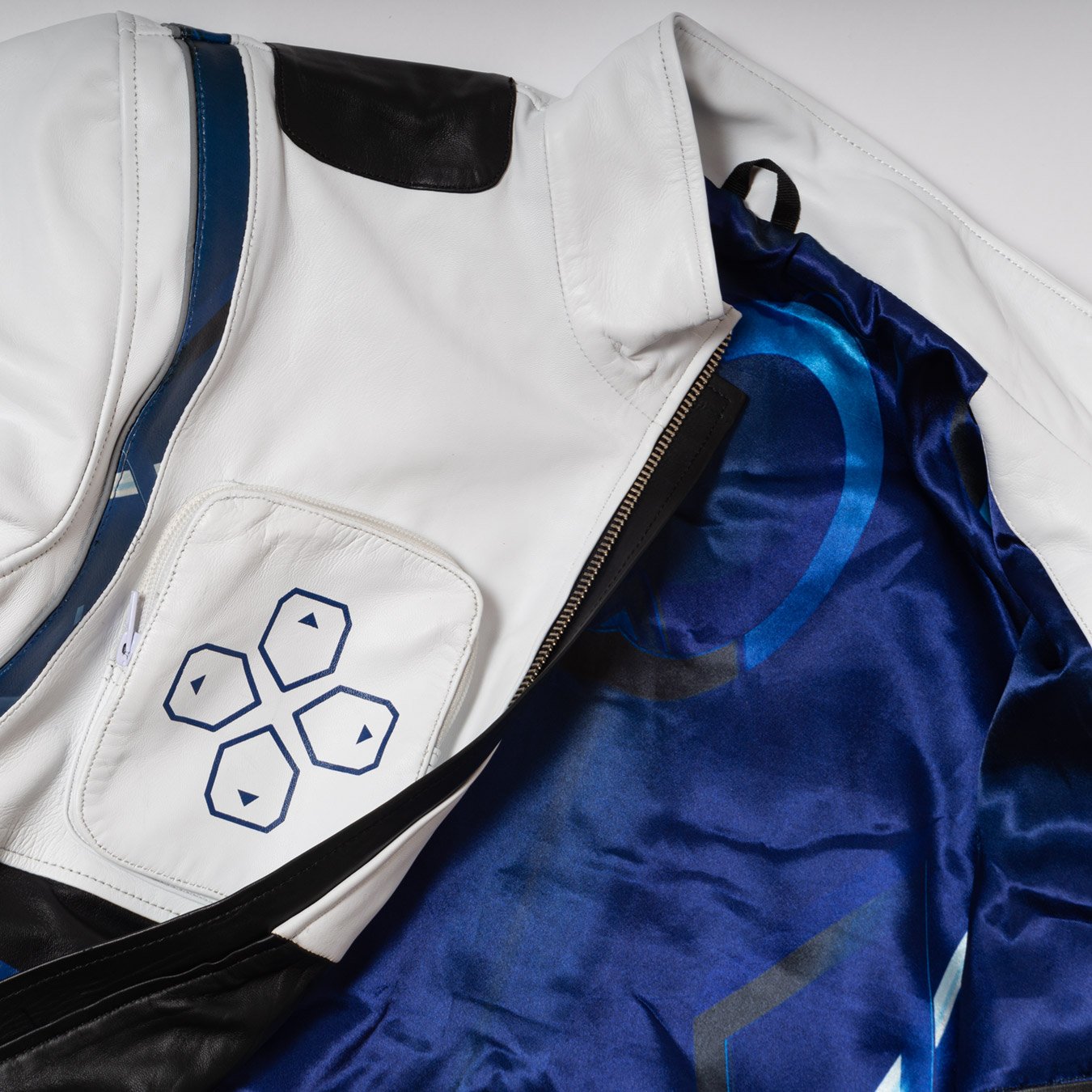 Posh PlayStation 5 Two Tone Premium Lamb Leather Jacket