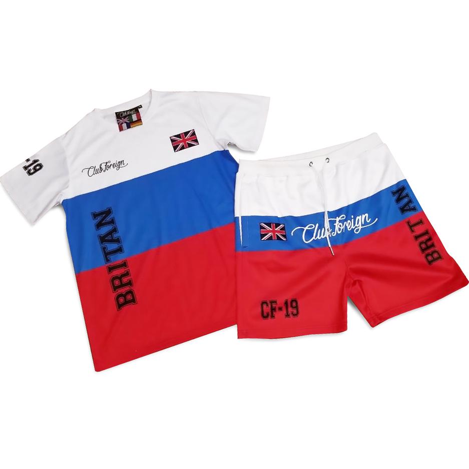 Club Foreign T-shirt and Shorts Set Britain