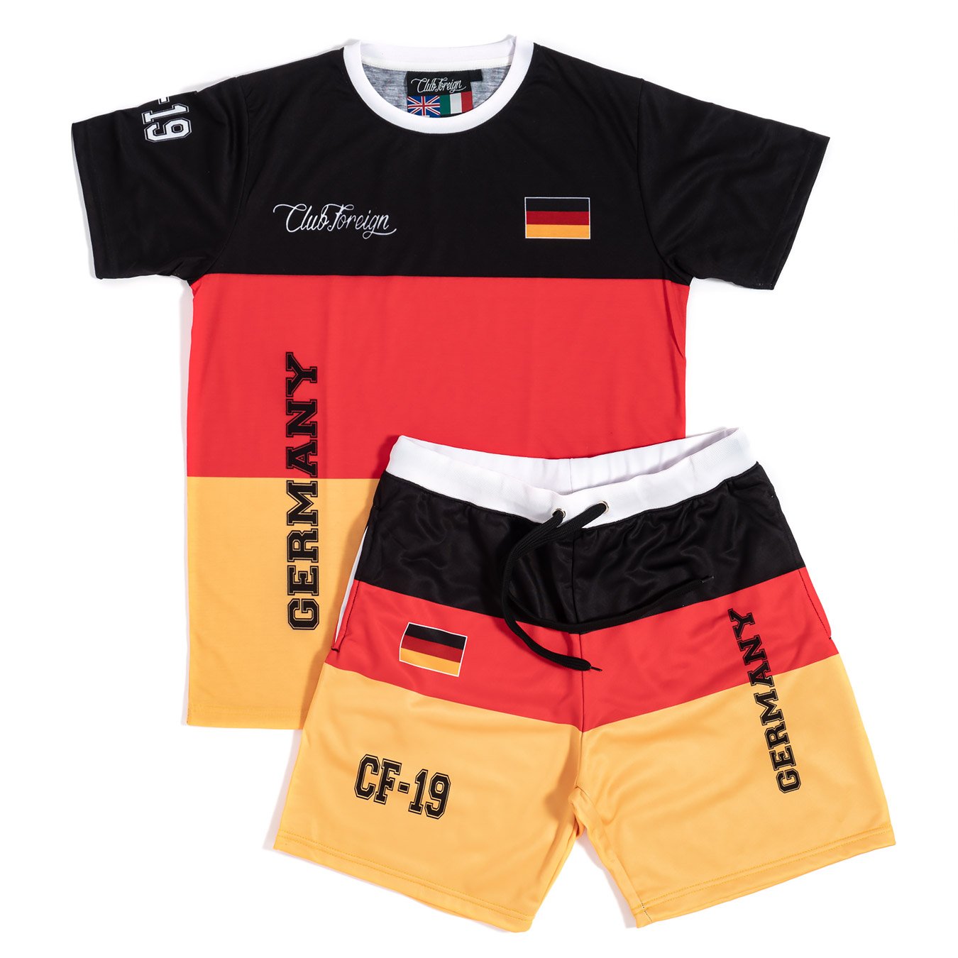 Club Foreign T-shirt and Shorts Set Germany